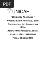 Informe Conductaprosocial