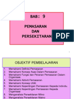 Bab 9 Pemasaran Dan Persekitaran