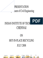 Presentation Department of Civil Engineering: Chennai