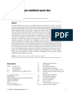 Simulation of A Spin-Stabilised Sports Disc: W.J. Crowther and J.R. Potts