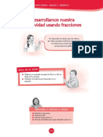 Usamos Nuestra Creatividad para Representar Fracciones PDF