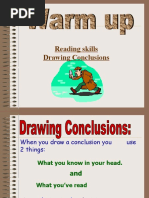 Reading Skills Drawing Conclusions