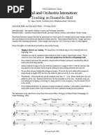 Intonation Excersices PDF