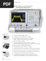 Spectrum Analyzer HMS3000 - HMS3010 PDF