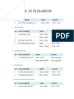 Jadwal Rs Elisabeth