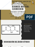 SOLUCIONES BUFFER Acido Citrico Ejercicio