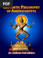 Aesthetic Philosophy of Abhinavagupta PDF