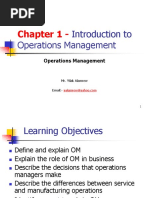 OM MBA Chap 1