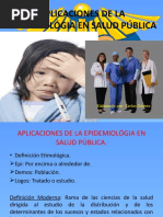 Aplicaciones de La Epidemiológia en Salud Pública