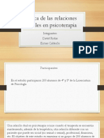 Ética de Las Relaciones Duales en Psicoterapia