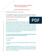 CASACIÓN 1318-2016, HUANCAVELICA Proceso de Indemnización Por Daños y Perjuicios, M