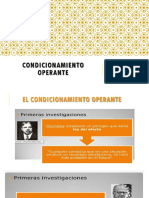 Condicionamiento Operante