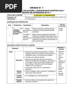 Sesiones de La Unidad - 6°