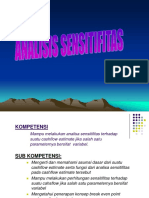 Analisis Sensitifitas 1