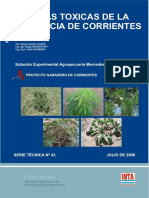 Plantas Tóxicas de La Provincia de Corrientes