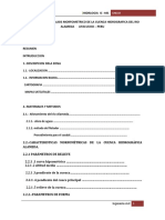 Aforamiento y Analisis Morfometrico de La Cuenca Hidrografica Del Rio Alameda Ayacucho