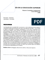 Andragogía en La Educación Superior