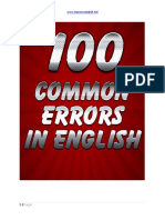 100 Common Errors in English PDF