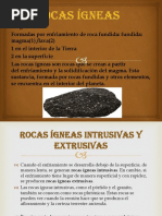 Rocas Ígneas