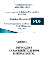 Aula 2 Definição e Características Dum Sistema Digital