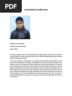 Zztestimonios de Niños Onn