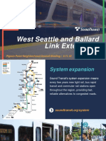 Pigeon Point Presentation On Sound Transit Light Rail