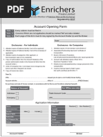 Account Opening Form