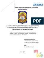 Sistematización Profocom U. E. Antonio Quijarro