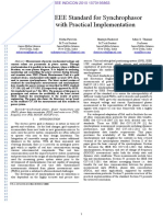 Exploring IEEE Standard For Synchrophasor C37.118 With Practical Implementation