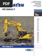 Manual Publicidad y Datos Komatsu PC 160 PDF