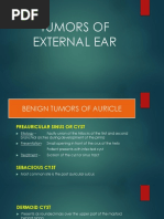 Tumors of External Ear