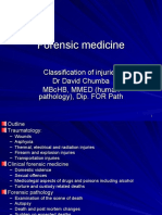 Classification of Injuries FMT