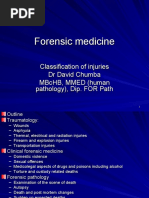 Classification of Injuries FMT