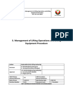 Lifting Procedures