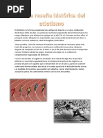 Breve Reseña Histórica Del Atletismo