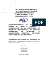 REACONDICIONAMIENTO DEL TABLERO DE PRUEBA DE CONTROLES DISCRETOS Y AUTOMATIZACIÓN EN EL LABORATORIO DE TECNOLOGÍA INSTRUMENTISTA DEL INSTITUTO UNIVERSITARIO DE TECNOLOGÍA DE ADMINISTRACIÓN INDUSTRIAL AMPLIACIÓN PUERTO PÍRITU ESTADO ANZOÁTEGUI