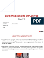 Clase 12 - Explosivos