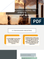 Toxicología y Control Del Ambiente