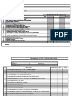 Questionnaire On Training Evaluation