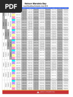 Nelson Mandela Bay 2018 June Loadshedding Schedule