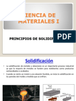 Principios de Solidificación