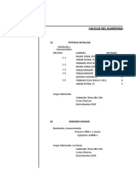 Calculo Del Alimentador