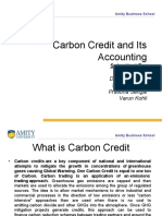 Carbon Credit and Its Accounting