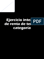 Ejercicio Integral de Rentas de Tercera Categoría