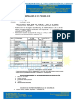 Cotizacón Tolva Blending