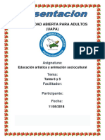 Tarea 6 y 5 de Educacion Artistica