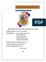 Procesamiento Del Gas Natural Separacion Gas Liquido