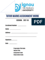 TMA Cover Page A4 Format 1