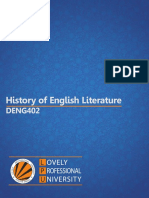 History of English Literature