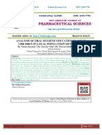 Analysis of Oral Hygiene Education in Obese Children in Local Population of Pakistan